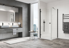 ANNEA boční stěna v 90°ANT + jednokřídlé dveře levé (AN1C)