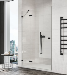 ANNEA jednokřídlé dveře s pevnou stěnou v rovině, s L-kováním (AN13W)