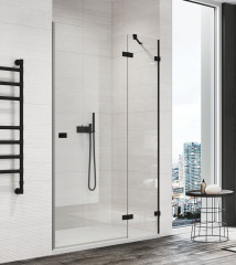 ANNEA jednokřídlé dveře s pevnou stěnou v rovině, s L-kováním (AN13W) pravé