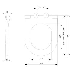 BRILLA WC sedátko, SLIM, Soft Close, latte mat (100787-114)