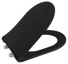 WC sedátko, SLIM, Soft Close, černá mat (100787-110)