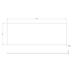 LOREA deska Rockstone 141x1,2x51,5cm, black attica (LE140-0598)