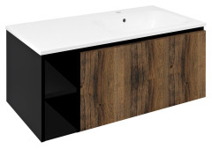 LOREA skříňka spodní policová 20x44x51,2cm, černá mat (LE020-3535) (5)