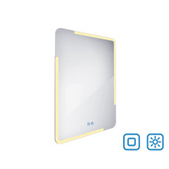 LED zrcadlo 600x800 se dvěma dotykovými senzory (ZP 15002VX)
