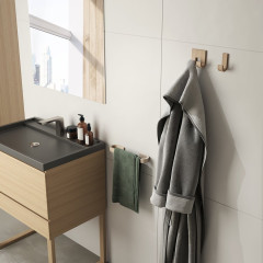HIMALAYA držák ručníků 400x69mm, bambus (HY2140) (4)