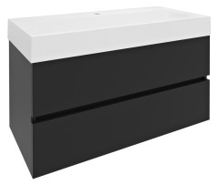 ODETTA umyvadlová skříňka 95x50x43,5cm, antracit matný (DT100-3434)