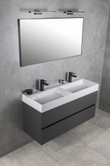 ODETTA umyvadlová skříňka 118x50x43,5cm, antracit matný (DT120-3434) (4)