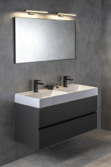 ODETTA umyvadlová skříňka 118x50x43,5cm, antracit matný (DT120-3434) (5)