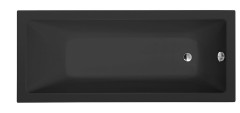 NOEMI obdélníková vana 170x70x39cm, černá mat (71708.21)