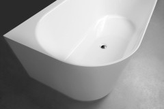 SUSSI R rohová stojící vana, litý mramor 150x70x50cm, bílá (93231R) (4)