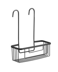 SMART police do sprchy závěsná, na baterii, 300x375x120 mm, černá mat (248914)