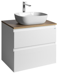 ALTAIR skříňka s deskou 68 cm, bílá/dub emporio (AI270-02)