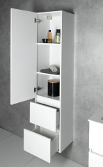 PANEDA skříňka vysoká 35x165x31cm, levá/pravá, bílá (PN165) (6)