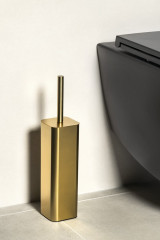 JACK WC štětka na postavení, zlato mat (133488) (4)