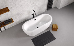 SAMIRA volně stojící vana 173x78x59cm, bílá (68648) (4)