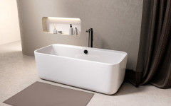 ZARY volně stojící vana 170x80x58cm, bílá (68658) (3)