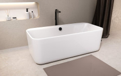 ZARY volně stojící vana 170x80x58cm, bílá (68658) (5)