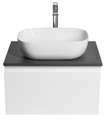 ALTAIR skříňka s deskou 62,5 cm, bílá/antracit břidlice (AI267-03) (5)