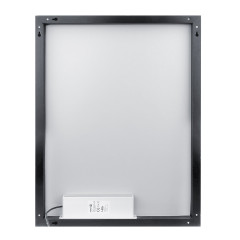 Černé LED zrcadlo 1400x700 se dvěma dotykovými senzory (ZPC 13008VX-90)