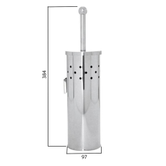 SIMPLE LINE WC štětka závěsná, nerez lesk (ga1223)