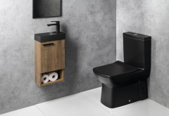 PICCOLINO betonové umývátko 30,8x17cm, baterie vpravo, antracit (PK30516) (6)
