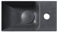 PICCOLINO betonové umývátko 30,8x17cm, baterie vpravo, antracit (PK30516) (8)