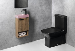 PICCOLINO betonové umývátko 30,8x17cm, baterie vpravo, růžová (PK30521) (7)