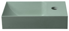 PICCOLINO betonové umývátko 30,8x17cm, baterie vpravo, zelená (PK30523) (8)