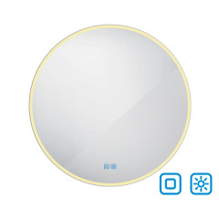 Kulaté LED zrcadlo pr. 1000 se dvěma dotykovými senzory