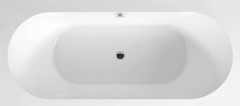 TIME GEMINI  XL - ZP  volně stojící vana 169 x 79 cm do rohu, pravá, bílá (TIGEM169XL-ZP) (3)