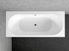 TIME GEMINI  XL - ZL  volně stojící vana 169 x 79 cm do rohu, levá, bílá (TIGEM169XL-ZL) (5)