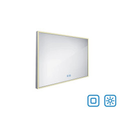 LED zrcadlo 1000x700 se dvěma dotykovými senzory (ZP 13004VX)