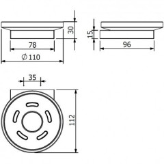 KLUDI VELA C miska na mýdlo, chrom (3198505) (2)