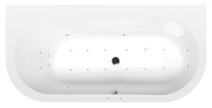 ASTRA B hydromasážní vana, 165x75x48cm, Active Hydro-Air, chrom (32611.2010)
