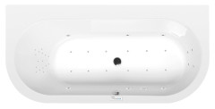 ASTRA B hydromasážní vana, 165x75x48cm, Highline Hydro-Air, chrom (32611.6010)