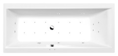 CLEO hydromasážní vana, 180x80x48cm, Active Hydro-Air, chrom (95611.2010)