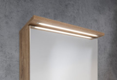 KAWA STRIP galerka s LED osvětlením 50x70x22cm, dub emporio (WGL35S) (6)