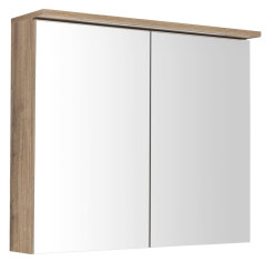 KAWA STRIP galerka s LED osvětlením 80x70x22cm, dub emporio (WGL38S) (1)