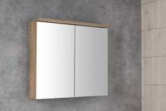 KAWA STRIP galerka s LED osvětlením 80x70x22cm, dub emporio (WGL38S) (4)
