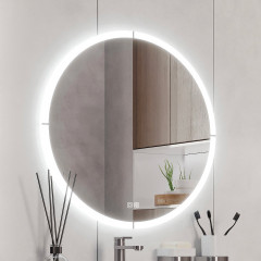 Kulaté LED zrcadlo pr. 600 se dvěma dotykovými senzory (ZP 24000RVX)