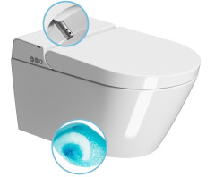WCLEAN závěsné WC Swirlflush s integrovaným elektronickým bidetem, bílá Extraglaze (7418K11)