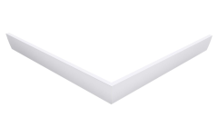 AURA 80 rohový panel, bílá (42812)