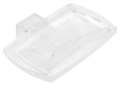 Mýdlenka na sprchovou tyč 30x15mm, plast (ND1206-07-1)