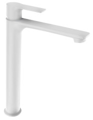 PAX stojánková umyvadlová baterie vysoká, prodloužená hubice, bílá mat (XA07/14)