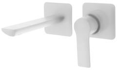 PAX podomítková dvouprvková umyvadlová baterie, bílá mat (XA08/14)