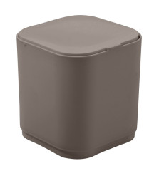 SEVENTY stolní odpadkový koš výklopný, plast ABS, tortora (630852)