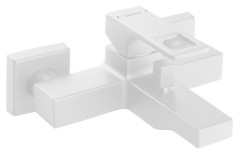 FORATA nástěnná vanová baterie, bílá mat (FT010/14)