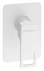 FORATA podomítková sprchová baterie, 1 výstup, bílá mat (FT041/14)