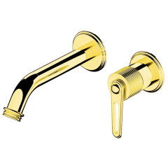 BEBÉ podomítková umyvadlová baterie, zlato (BB018/17)