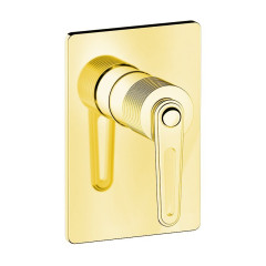 BEBÉ podomítková sprchová baterie, 1 výstup, zlato (BB041/17)